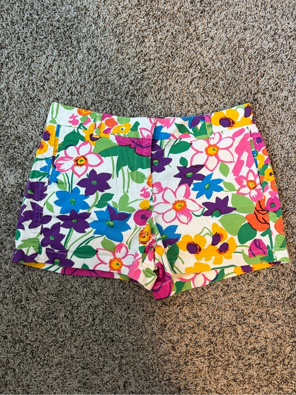 ⚡️J. Crew Chino Floral Multicolor Shorts